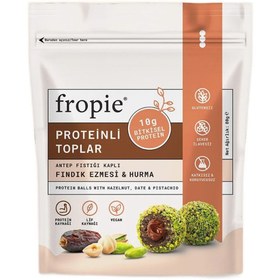 Resim FROPİE Fındık Ezmeli ve Hurmalı Protein Topları 80g 