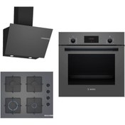 Resim 308 Gri 3'lü Ankastre Set (HBF512BH1T-POP6C9P30O-DWK66PJ70T) Bosch