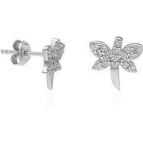 Resim 925 Ayar Gümüş Yusufcuk Küpe 