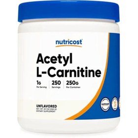 Resim Nutricost acety L-Carnitine 250 gr -250 SERVİS 