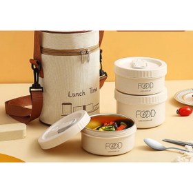 Resim LUNCH BOX Yemek Termosu Paslanmaz Çelik 3 Katmanlı Sefer Tası 1,70 Lt 