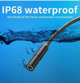 Resim Endoskop Yılan Video Apple Uyumlu iOS Led Li 10 Metre 7 Mm Sert Kablo 2mp Full Hd 