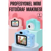 Resim Çocuklara Özel Dijital Fotoğraf Makinesi Mini 1080P Hd Kaliteli 