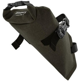 Resim Brooks Scape Roll Bag Sele Altı Çanta Mud Green 1litre Siyah 