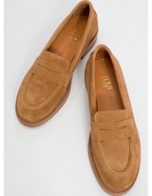 Resim Luvi Shoes Pline Toprak Süet Hakiki Deri Kadın Loafer Ayakkabı Toprak 