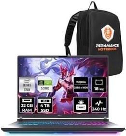 Resim ASUS ROG Strix G18 Ultra 9 275HX 32GB 4TB SSD RTX5080/16GB 175W 240HZ 18'' QHD+ FDOS Gaming & PER4 