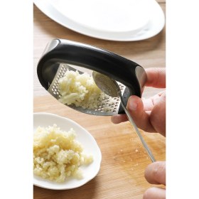 Resim Luipa® Yeni Sarımsak Ezici Paslanmaz Çelik Garlic Press 