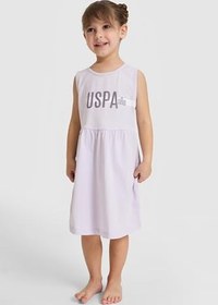Resim U.S. Polo Assn. Kız Çocuk Lila Pijama Takım 50327335-VR034 