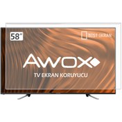 Resim Awox Uyumlu A2058 US TV EKRAN KORUYUCU - Awox Uyumlu 58" 146 Ekran Tv Koruma Pa 