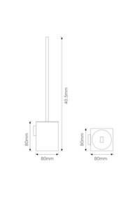 Resim Eva Banyo Fontana Fc-60204 Altın Tuvalet Fırçası 