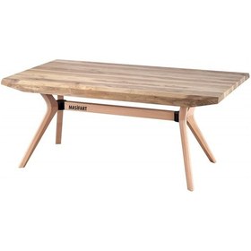 Resim Masifart Dirca Poli Ceviz Masa Cilasız Ham Ham 