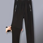 Resim Erkek Aktif Giyim Spor Pantolonları, Bağcıklı Hızlı Kuruyan Atletik Pantolonlar, Erkekler İçin Atletik Joggers Yaz Sonbahar Jimnastik Fitness Antrenmanı 