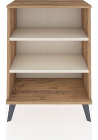 Resim Arges Komodin 2 Raflı 2 Kapaklı 60x30x80 Çam-aytaşı Çam 