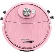 Resim Yaozixa Akıllı Süpürge Robotu - 3'ü 1 Arada Süpürme, Emme, Moplama - Usb Şarjlı, Sessiz Motor, Ev Elektrikli Aleti, Pembe Pembe 