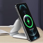 Resim Coverzone Yeni Nesil 3in1 Masaüstü Wirelles Şarj Seti iPhone Uyumlu Kablosuz Şarj iPhone 15 14 13 12 11 Uyumlu 