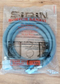 Resim Şirin Boru Çamaşır & Bulaşık Makinası Temiz Su Giriş Hortumu (3 METRE) 