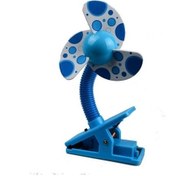 Resim Bebek Beşik Arabası Hayranı Mini Taşınabilir Klip Usbcharging Yurt Ofisi Küçük Elektrikli Fan Mavi 5852 Mavi 