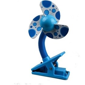 Resim Bebek Beşik Arabası Hayranı Mini Taşınabilir Klip Usbcharging Yurt Ofisi Küçük Elektrikli Fan Mavi 5852 Mavi 