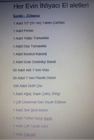 Resim Genel Markalar 213 Parça El Aleti Seti Dolu Takım Çantası 13 