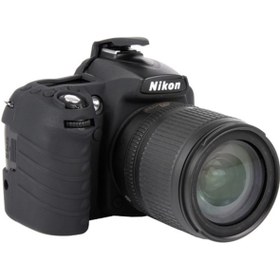 Resim EasyCover Nikon D90 Silikon Kılıf Ecnd90 (Siyah) 