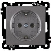 Resim Mutlusan Ep-top.lı Priz Füme 