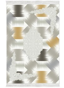 Resim Alanur Home Eko Trend Djt Yıkanabilir Kaymaz Taban 3 Lü Yatak Odası Takımı S1030 Modern Krem 