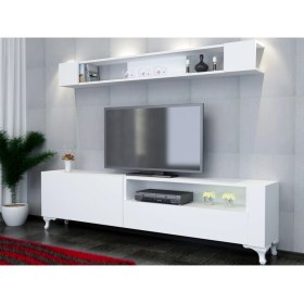 Resim Decorotika Kar Tv Ünitesi Beyaz 