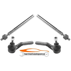 Resim PEUGEOT 406 95-99 ROTBAŞI+ROTMİLİ TAKIMI 4ADET 3812A9 