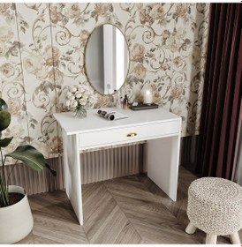 Resim Julia Makyaj Masası , 2 Kapaklı Tv Ünitesi 