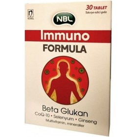 Resim NBL Immuno Formula Selenyum Beta Glukan 30 Tablet 
