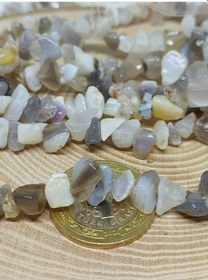 Resim Delikli Botswana Akik Taşı Mini Boy 50 adet 