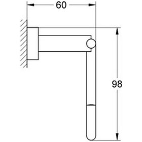 Resim Grohe Eurocube Tuvalet Kağıtlığı - 40507001 