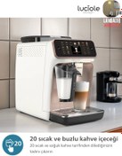 Resim Philips Yeni Premium Tam Otomatik Lattego Espresso Makinesi, 5500 Serisi, Silentbrew, 20 Farklı Içecek 