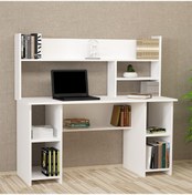 Resim Kalenderdekor1 Kalender Dekor Jimmy-Twins 145 Cm Çalışma Masası Jm01 Beyaz 