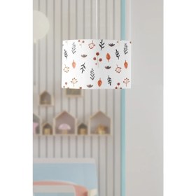 Resim Renkli Çiçek Desenli Çocuk Odası Sarkıt Avize, Şık ve Renkli Aydınlatma Seçeneği 