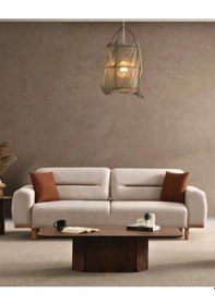 Resim Asel Üçlü Koltuk & Kanepe 3'lü Krem 