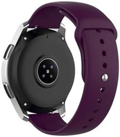 Resim Amazfit Gtr 47 Mm Lite/gtr 2e/gtr 3/gtr 3 Pro/gtr 2 Sport/Pace Uyumlu 22 mm Klasik Silikon Kordon Koyu Mor 