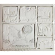 Resim Zıpır Kelebek Kız Bebek Yeni Doğan Hastane Çıkışı Seti 10'lu Beyaz 