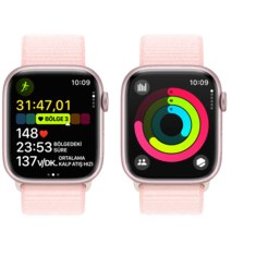 Resim Apple Watch S9 41mm Pembe SL Akıllı Saat 