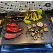 Resim Kulplu Ocak Üstü Kare Ekmek Yufka ve Gözleme Sacı 