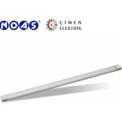 Resim 10 Adet Noas YL98 5001 Kristal Bant Armatür 60W 120 cm 6500K Beyaz 