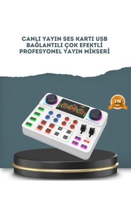 Resim Epilons Gürültü Engelleme Özellikli Canlı Yayın Ses Kartı 