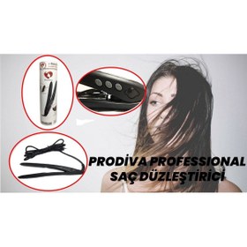 Resim PRODİVA Saç Düzleştiricisi, Keratin Bakım, Brezilya Fönü, Bant Kaynak Takımı 