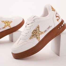 Resim Muggo GALAXY Yıldız Detaylı Bağcıklı Çocuk Günlük Sneaker Spor Ayakkabı 
