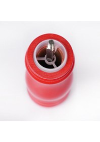 Resim Kırmızı Ahşap Tuz Ve Karabiber El Değirmeni Öğütücü Grinder 22 Cm Kırmızı 