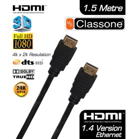 Resim Classone CHDMI 1.4v 1.5 Metre HDMI Kablo 