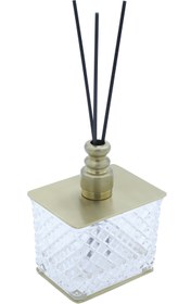 Resim Setüstü Velmara Kokuluk 8180 - PVD Mat Gold Siyah Boyalı Cam 