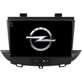 Resim Opel Grandland / Crossland Araç Multimedya Android Ekran Carplay 4+64 9" 16-20 Black Cadence 