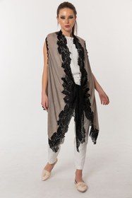 Resim CASHMERE AND SİLK MAWLANA Panço Dantelli Boncuklu 