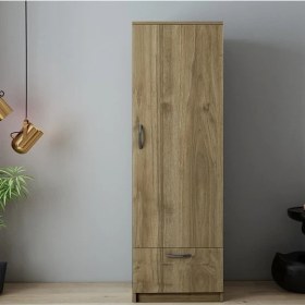Resim BMdekor Gardırop Sunay Tek Kapak Ceviz 